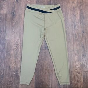 Sweaty Betty All Day Wrap Waist 7/8 Leggings Terra Brown